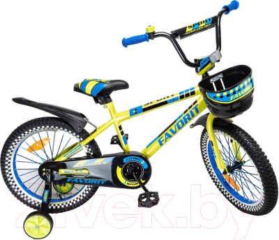 Детский велосипед FAVORIT Sport SPT-16 (зеленый)
