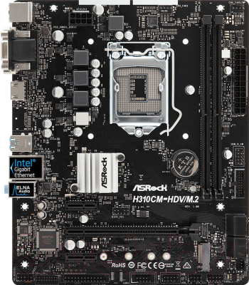 

Материнская плата AsRock, H310C / H310CM-HDV/M.2