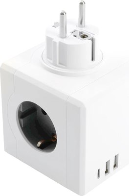 

Электроразветвитель, 250В 16A 2хUSB A+Type C ADP16-33-21 / 49231