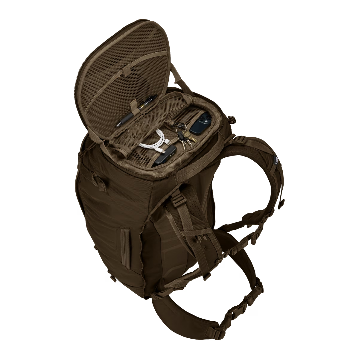 Рюкзак туристический Thule Landmark Travel Pack 70L TLPM270DKH / 3205318 (хаки) — фото 4