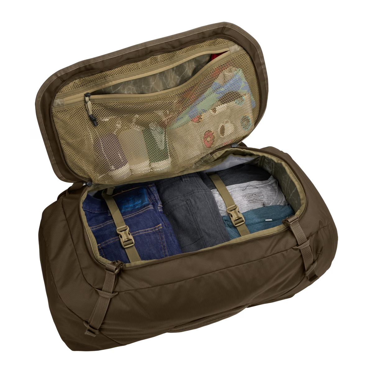 Рюкзак туристический Thule Landmark Travel Pack 70L TLPM270DKH / 3205318 (хаки) — фото 5