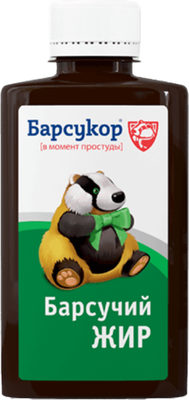 Жирные кислоты Барсукор Барсучий жир (200мл) - 