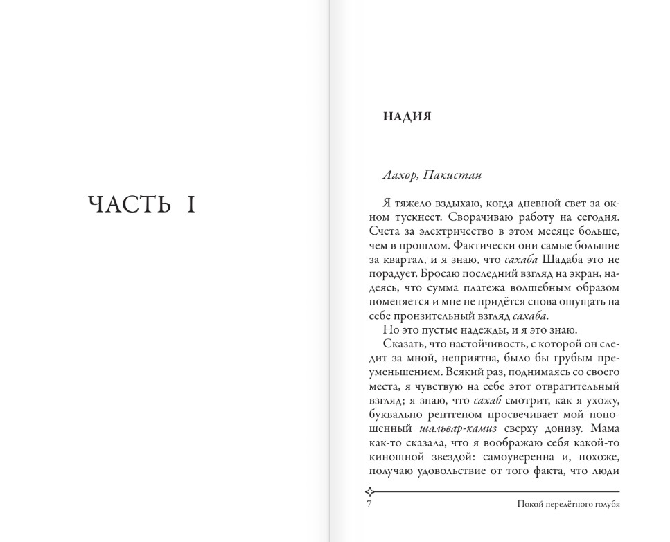 Художественная книга АСТ Покой перелетного голубя, твердая обложка (Элахи Сафина) — фото 5