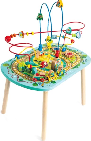 Развивающий игровой стол Hape Железная дорога Стол-лабиринт / E3829_HP