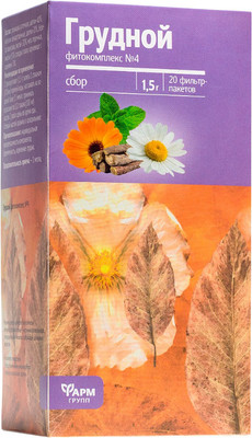 Пищевая добавка Фармгрупп Грудной фитокомплекс №4 (20шт) - 