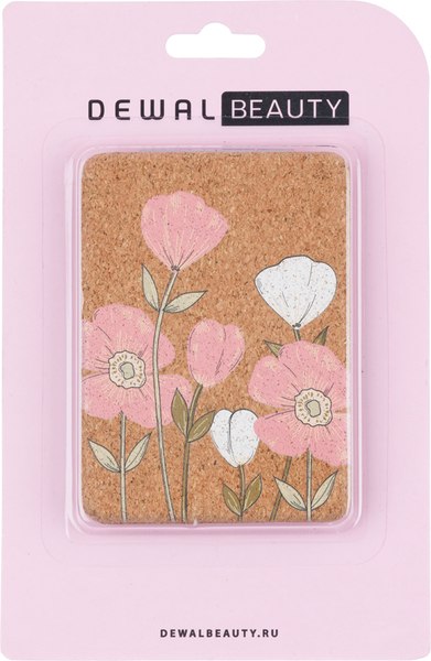 Зеркало карманное Dewal Beauty Пробковая / DPMP-2513PN