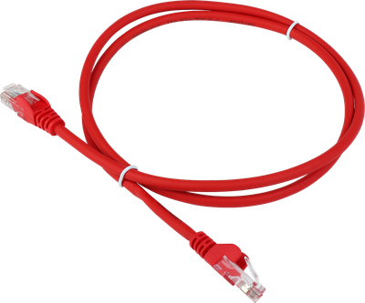 Кабель Lanmaster LAN-PC45/U5E-0.5-RD - 