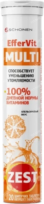 Мультивитаминный комплекс ZEST ЭфферВит Мульти (20шт) - 