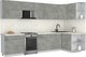 Кухонный гарнитур Интерлиния Мила Матте 1.5x3.3 Б PR (керамика/керамика/опал светлый) - 