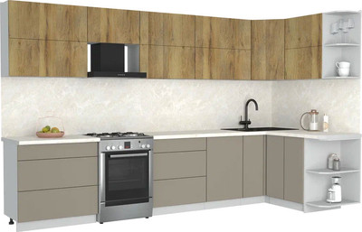 

Кухонный гарнитур, Мила Матте 1.5x3.5 Б PR