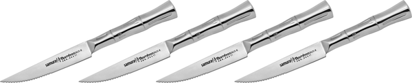 Набор столовых ножей Samura Bamboo для стейка SBA-0031S (4шт)