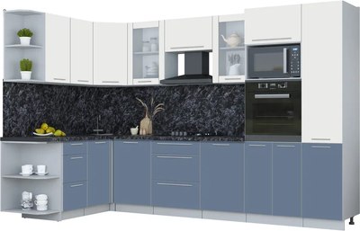 

Кухонный гарнитур, Мила Пластик 1.68x3.2 LV