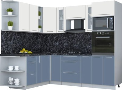 

Кухонный гарнитур, Мила Пластик 1.88x2.4 LV