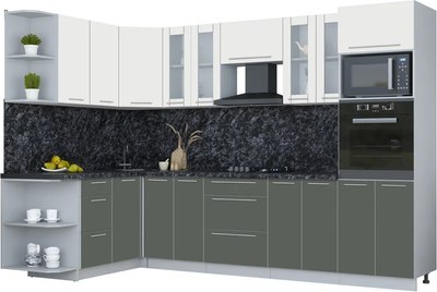 

Кухонный гарнитур, Мила Пластик 1.68x3.0 LV