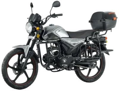 Мопед Rockot Alpha Tourist M-12 (серый металлик) - 