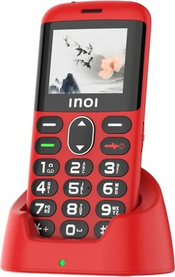 Мобильный телефон Inoi 148 Senior 4G (красный) - 