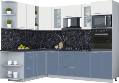 

Кухонный гарнитур, Мила Пластик 1.88x2.6 LV