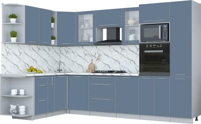 

Кухонный гарнитур, Мила Пластик 1.88x3.2 LV