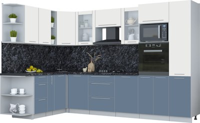 

Кухонный гарнитур, Мила Пластик 1.88x3.2 LV