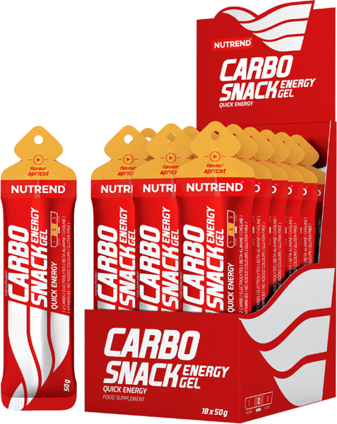 Энергетический гель Nutrend Carbosnack (3x50г, абрикос)