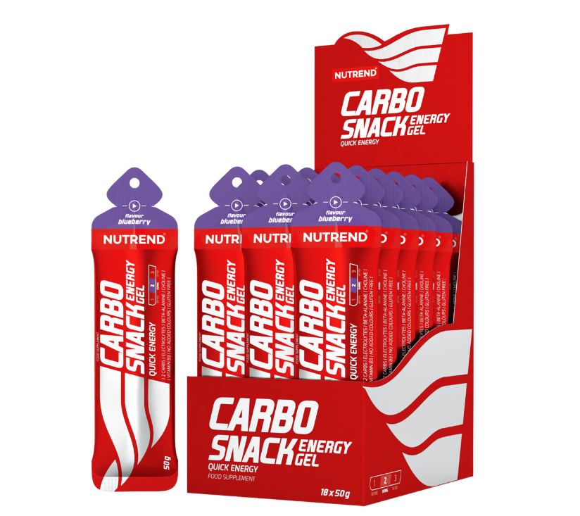 Энергетический гель Nutrend Carbosnack (3x50г, черника) — фото 2