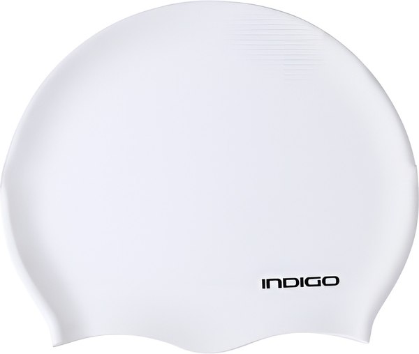 Шапочка для плавания Indigo Sport IN386 (р.52-62, белый)