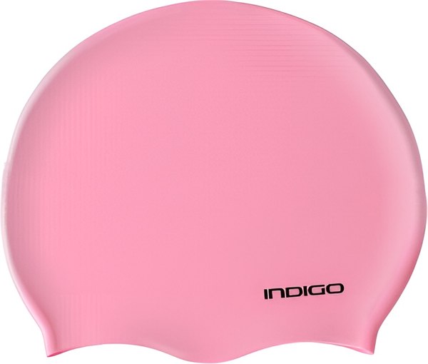 Шапочка для плавания Indigo Sport IN386 (р.52-62, розовый)