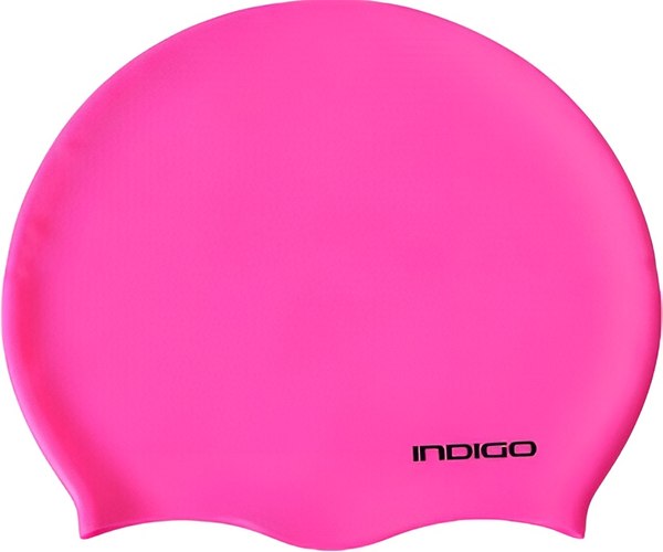 Шапочка для плавания Indigo Sport IN386 (р.52-62, цикламеновый)
