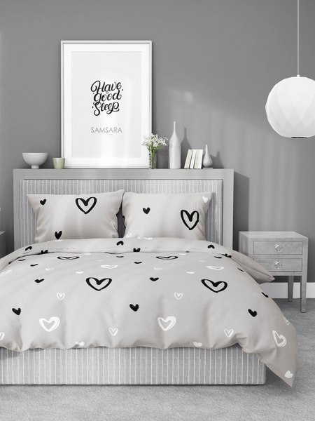 Комплект постельного белья Samsara Love is 2сп Евро