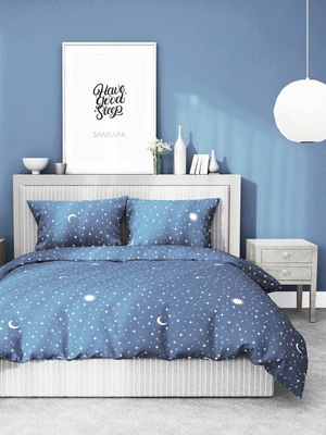 

Комплект постельного белья, Night stars 2сп Евро