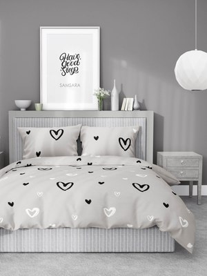 

Комплект постельного белья, Love is 2сп Евро 220-8/180Пр