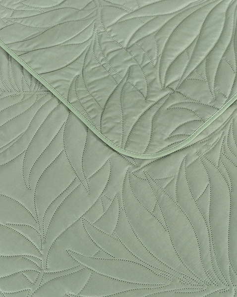 Покрывало АртПостель Оливковый с кантом 2241/1 (ультрастеп, 150x215)