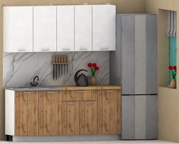 Купить Кухонный гарнитур Eligard Lion 1.8 без столешницы в Солигорске