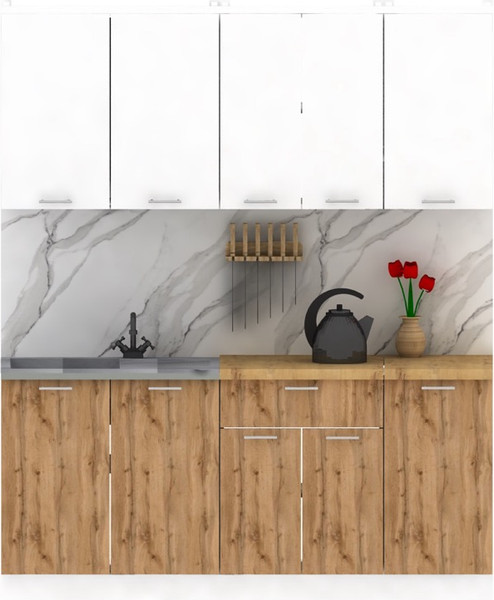 Купить Кухонный гарнитур Eligard Lion 1.8 без столешницы в Солигорске