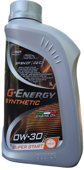 Моторное масло G-Energy Synthetic Super Start 0W30 / 253140487 (1л)