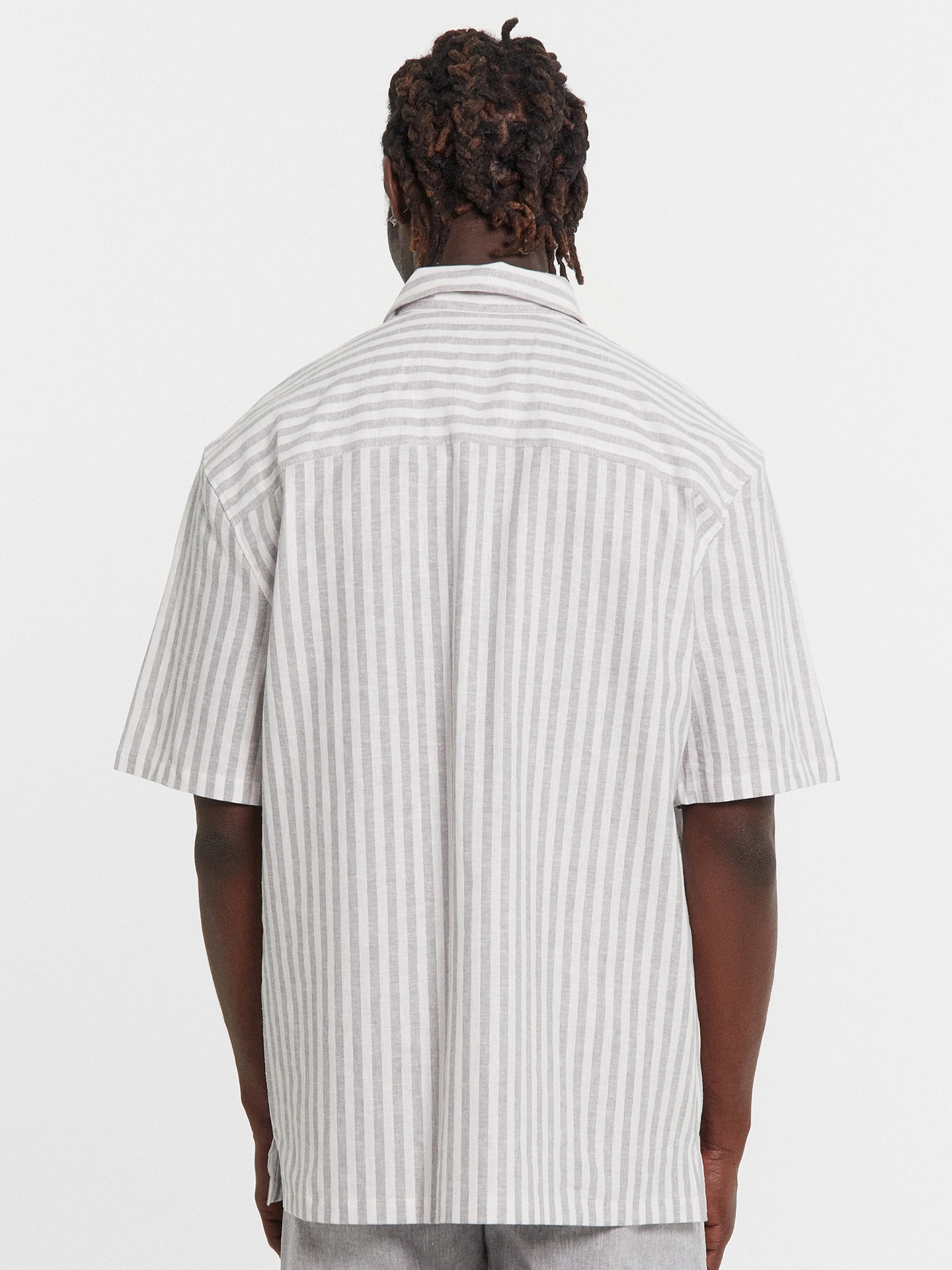 Рубашка Mark Formelle 111847/1 (р.96-176, бело-серая полоска) — фото 5