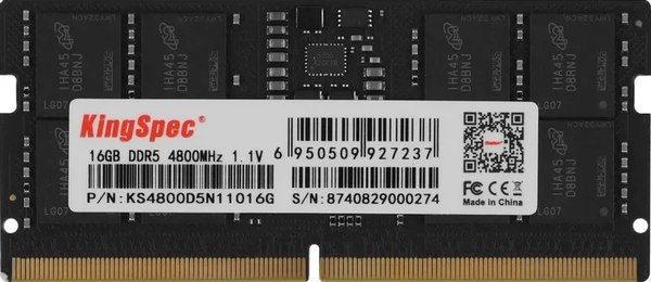 Оперативная память DDR5 KingSpec KS4800D5N11016G
