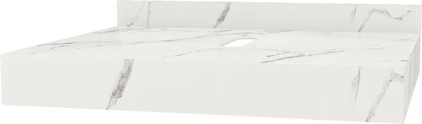 Столешница для ванной Teymi Helmi 60 / T150106 (белый мрамор)