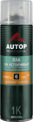 Лак автомобильный AUTOP №6 УФ-устойчивый высокоглянцевый ATP-A07317 (650мл) - 