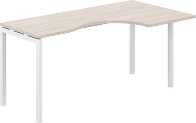 Письменный стол Norden 140x90x75 Правый / SG.231.OL.44.WH.R (белый/дуб светлый) -