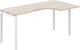 Письменный стол Norden 140x90x75 Правый / SG.231.OL.44.WH.R (белый/дуб светлый) - 