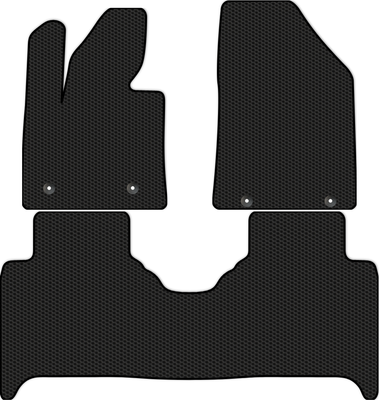 Комплект ковриков для авто Alicosta 1941_1 для Zeekr X I SUV 5 мест 2023-н.в. (EVA соты, черный) - 
