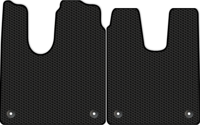 Комплект ковриков для авто Alicosta 2519_1 для Howo T5G грузовик/самосвал 8x4 2023-н.в. (EVA соты, черный) - 