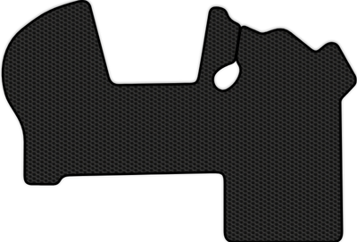 Коврик для салона авто Alicosta 2522_1 для UMG TLB 827 грузовик/экскаватор 2023-н.в. (EVA соты, черный) - 