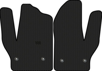 Комплект ковриков для авто Alicosta 2528_1 для ГАЗ ГАЗель NN I фургон/220 2019-н.в. (EVA соты, черный) - 