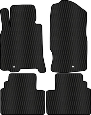 Комплект ковриков для авто Alicosta 2531_1 для Infiniti G25 седан 2010-2014 (EVA соты, черный) - 