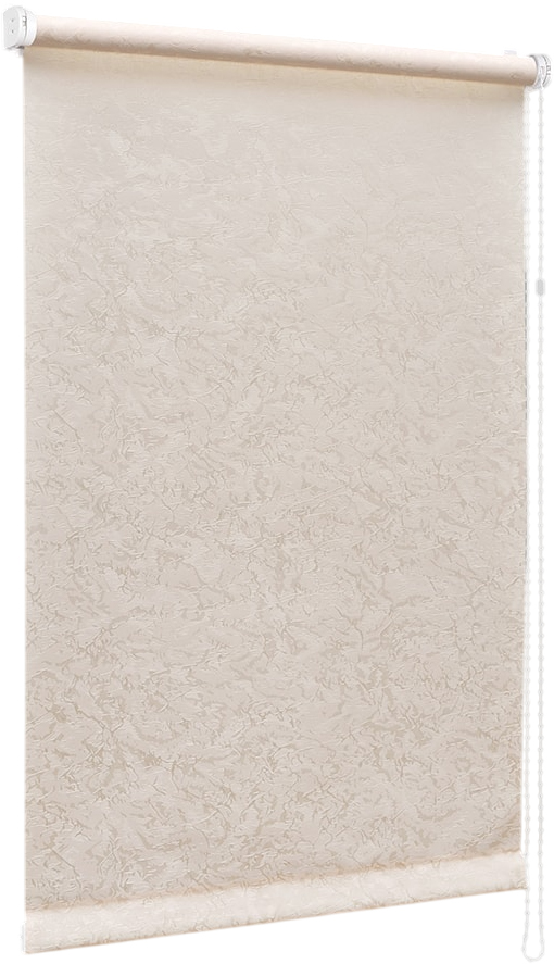 Рулонная штора Delfa Сантайм Жаккард Венеция СРШ-01 МЭД 29502 (73x160, кремовый) — фото 1