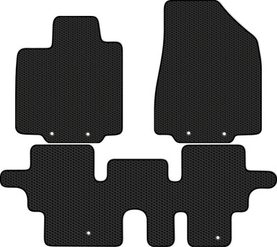 Комплект ковриков для авто Alicosta 2538_1 для Infiniti QX60 SUV 2014-н.в. (EVA соты, черный) - 