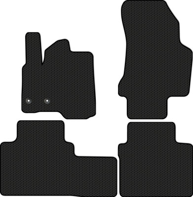 Комплект ковриков для авто Alicosta 1800_1 для JAC JS6 I SUV 2022-н.в. (EVA соты, черный) - 