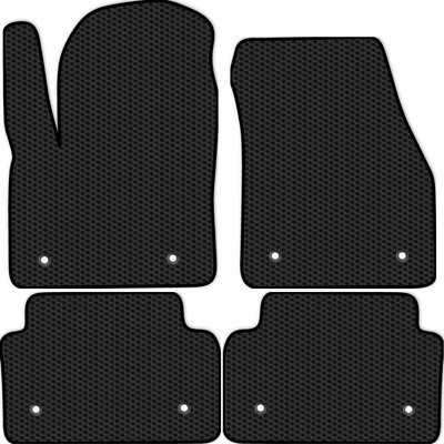 Комплект ковриков для авто Alicosta 0530_1 для Jaguar E-Pace SUV 2017-н.в. (EVA соты, черный) - 